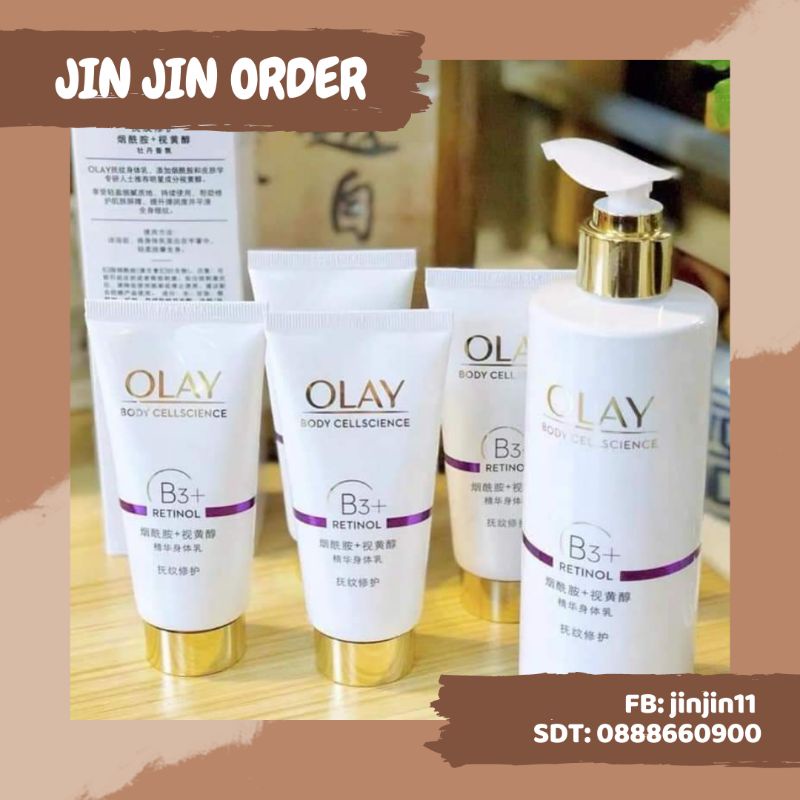 DƯỠNG THỂ BODY LOTION OLAY B3 + RETINOL