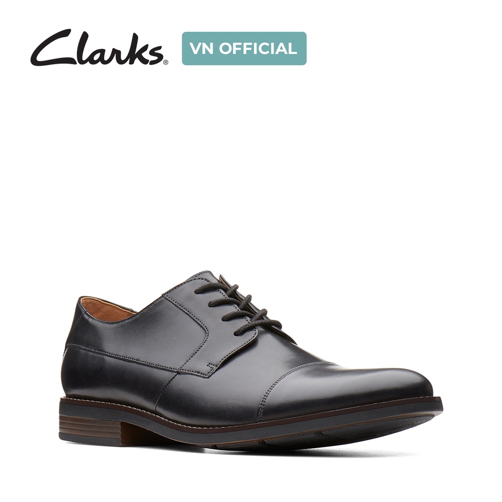 Giày Oxfords CLARKS Becken Cap màu đen