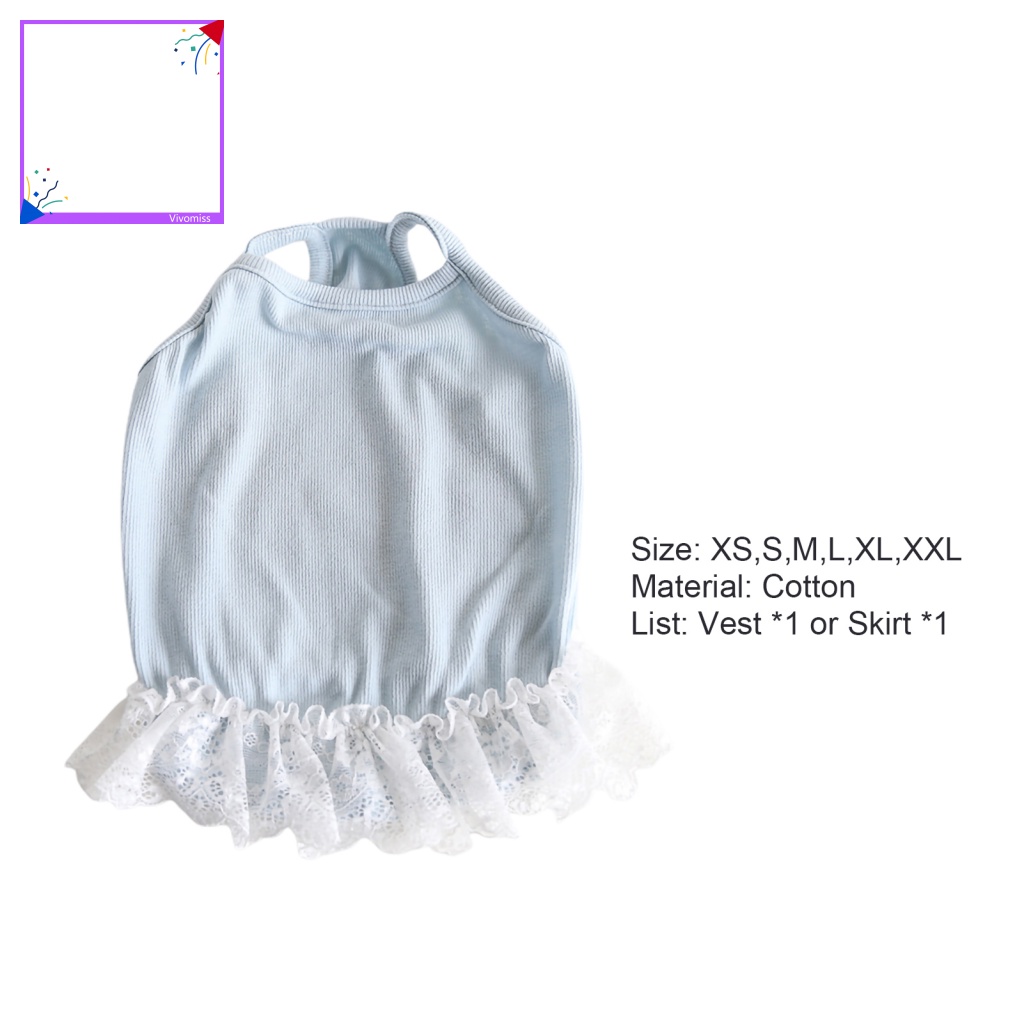 Áo Chống Nắng Không Tay Unisex Cho Thú Cưng