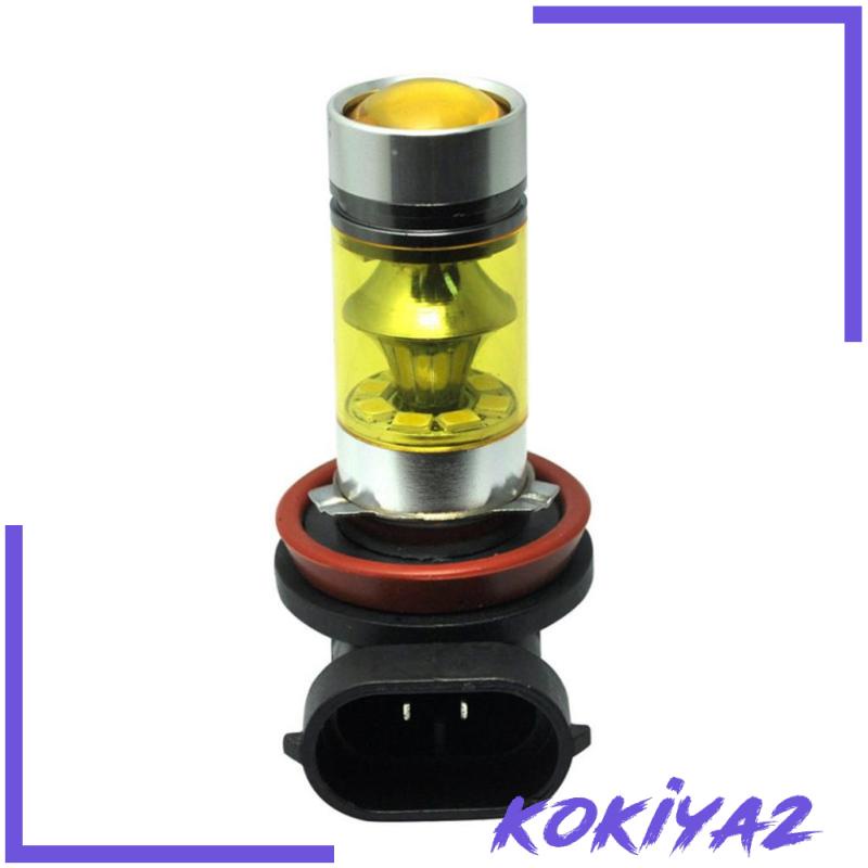 Set 2 Bóng Đèn Led H11 H8 H9 20smd Ánh Sáng Vàng Cho Xe Hơi / Xe Tải