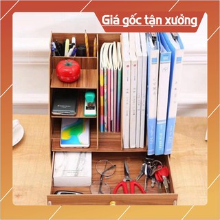 Kệ sách mini để bàn bằng gỗ đa năng