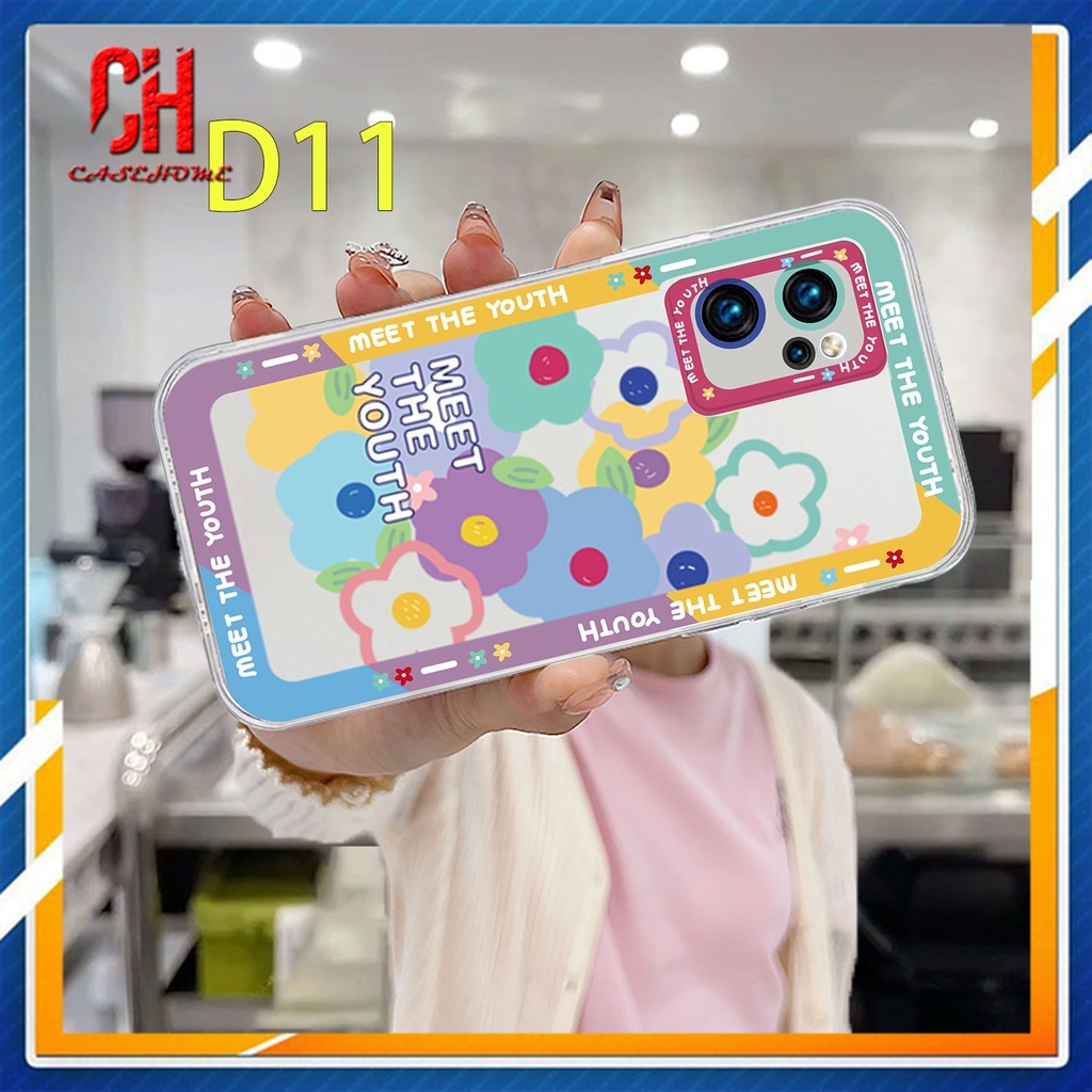 Ốp Điện Thoại TPU Dẻo Trong Suốt Họa Tiết Hoa Cho OPPO A15 A54 A5S A3S A76 A96 A16 A95 A55 A7 A5 A9 A31 A53 A33 2020 A12 A1K A16E A16K A54S Reno 4 5F 4F 4 5 06 Lite A74 A15S A52 A11K A92 A35 A11 A93 A32 A72 A94 A53S F19 F17 PRO A16S A12S A36