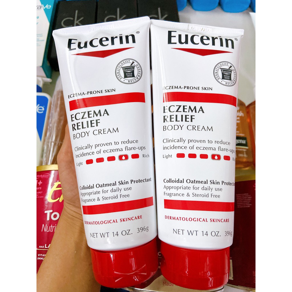 Kem Dưỡng Ẩm Eucerin Eczema Relief Body Cream 226g, 396g