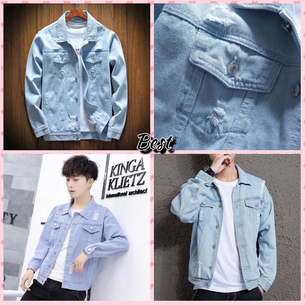 Áo Khoác Jean Unisex Outfits Nam Nữ Form Rộng (Kèm hình thật + Video) liền mủ Nỉ- Áo khoác bò fashion best