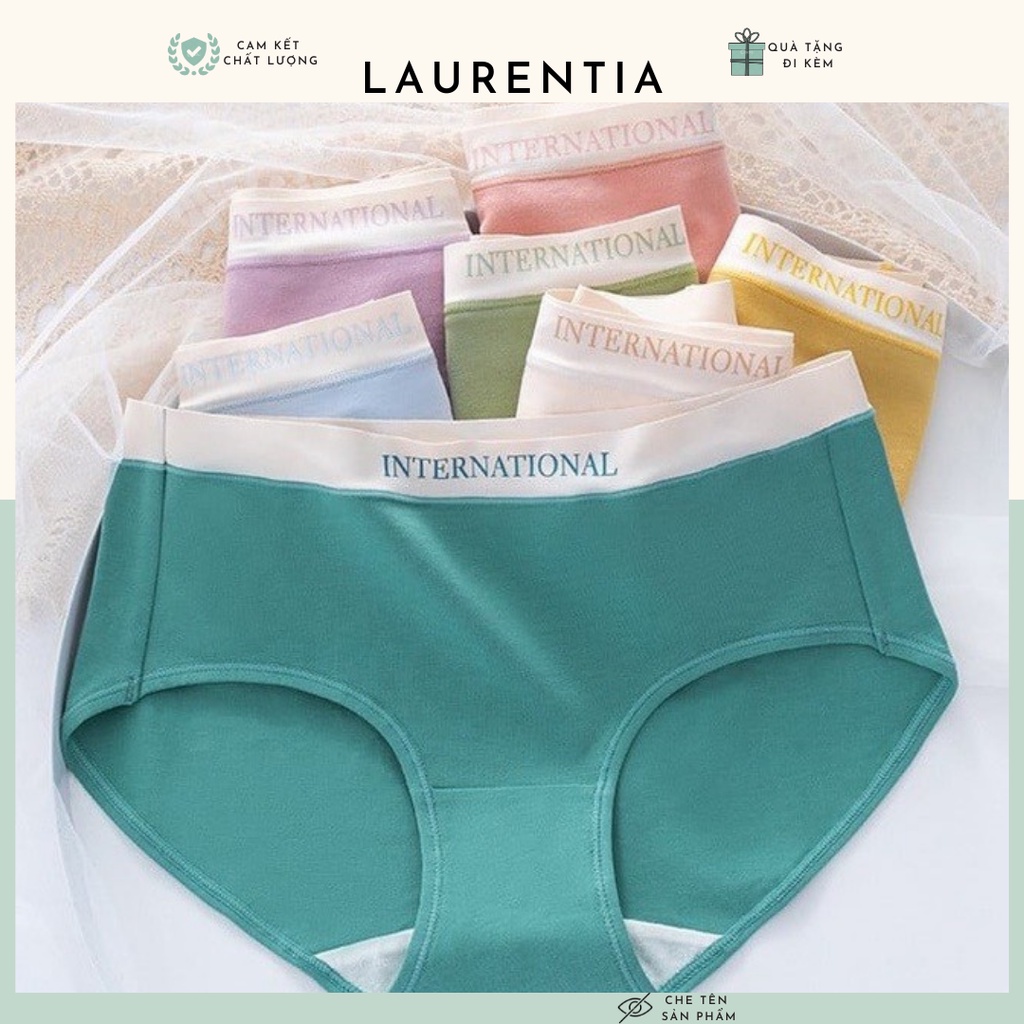 Quần lót nữ cotton lì International cạp su kháng khuẩn cao cấp QL8858
