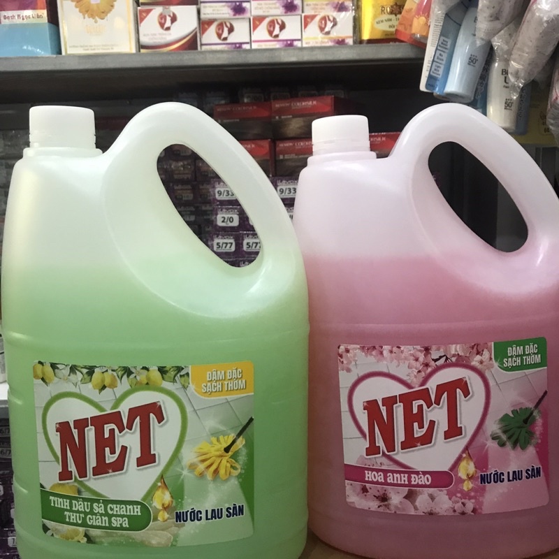 Nước Lau Sàn NET Đậm Đặc Sạch Thơm 3,8kg