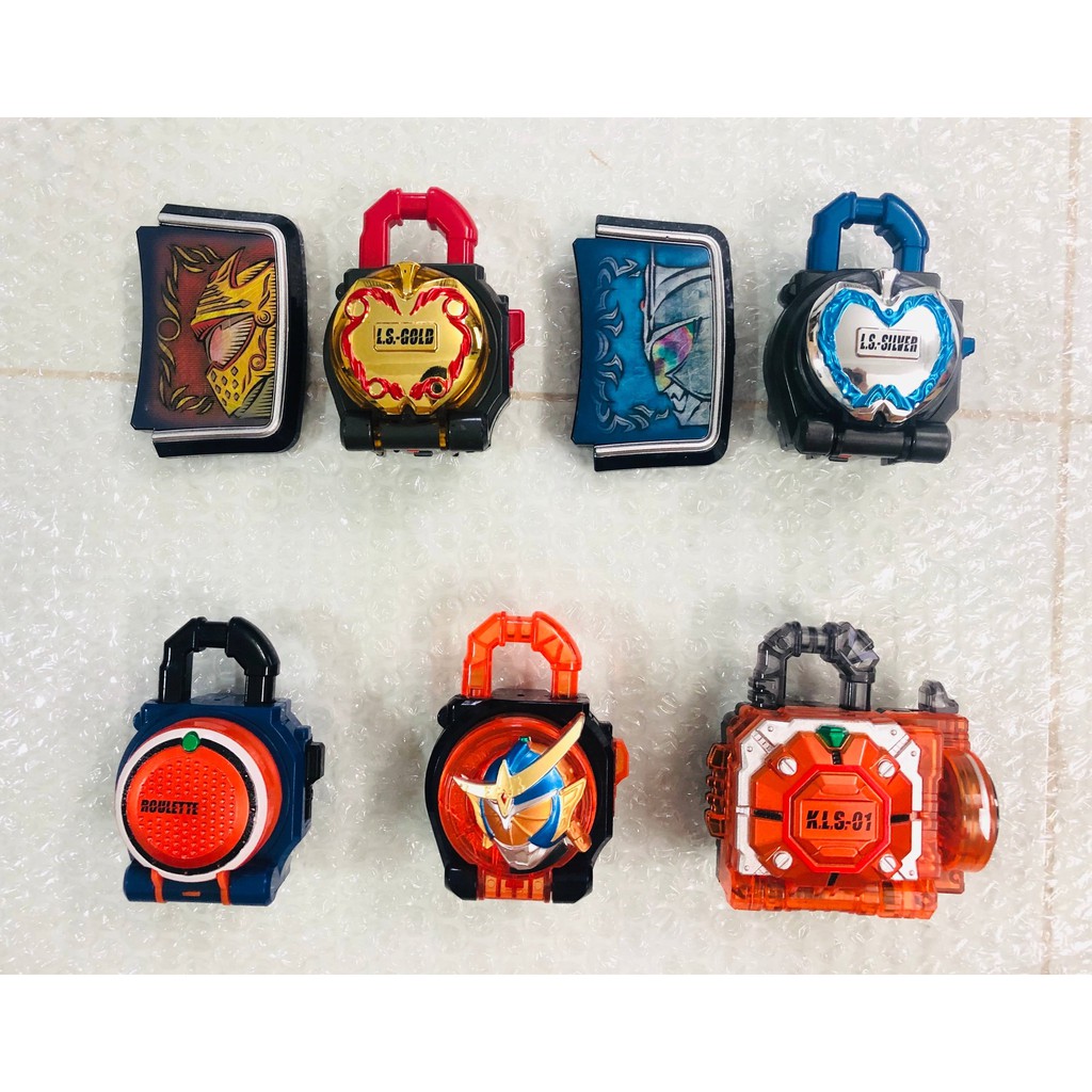 Đồ chơi DX Lockseed Kachidochi, Táo vàng, Táo Bạc đặc biệt các loại - Kamen Rider Gaim Siêu nhân mặt nạ trái cây.