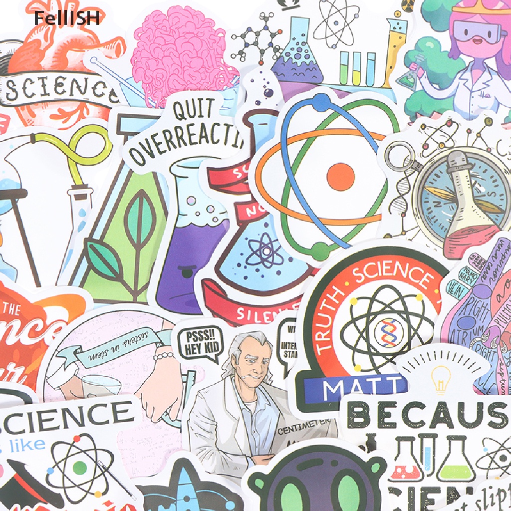 Bộ 100 Miếng Dán Hóa Học Cho Laptop Điện Thoại Ván Trượt 439br