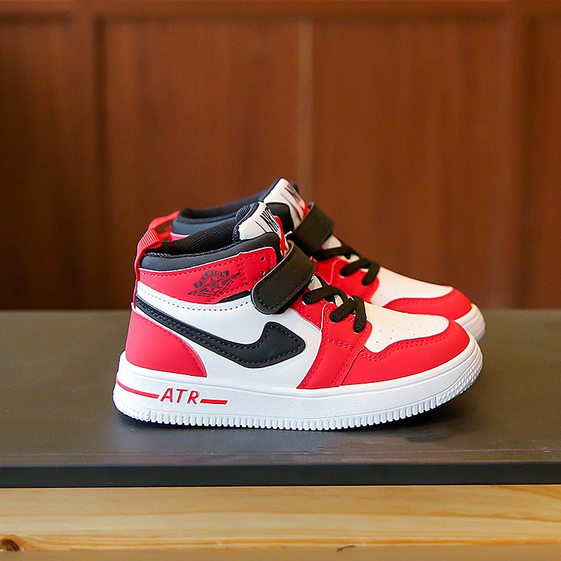 Giày thể thao bé gái, bé trai kiểu dáng giày cao cổ bốt đẹp cho bé hàng quảng châu mã 26