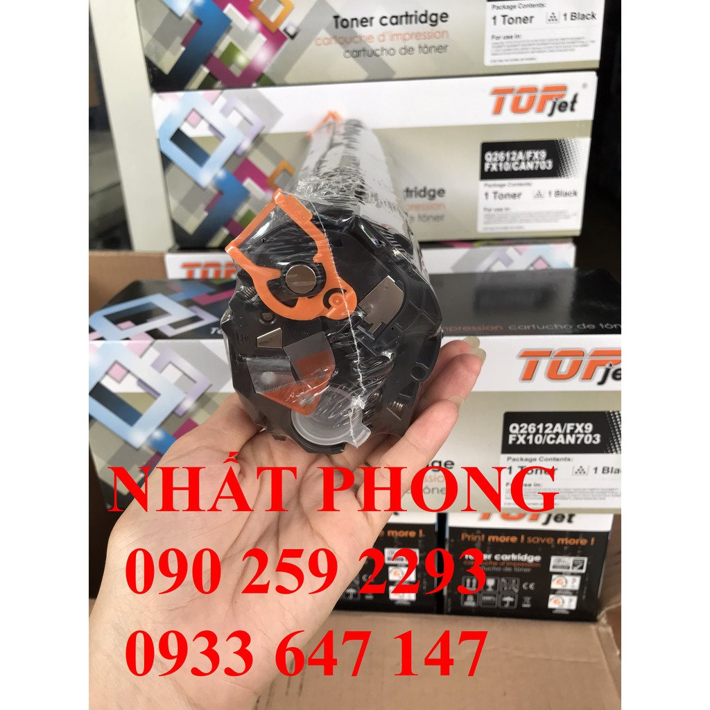 Hộp mực 12A cho máy in canon 2900 3000 có lỗ đổ mực,và HP (1010/1018/1020/3020/3030)