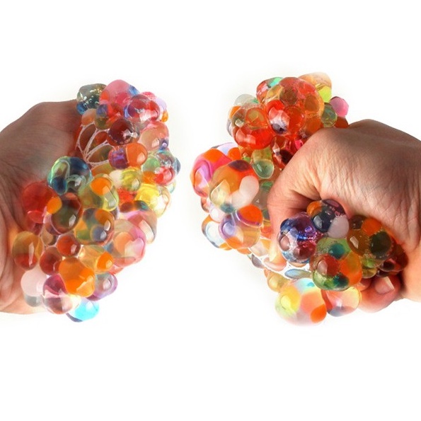 Đồ Chơi Bóng Lưới Bóp Nắn Mesh Quishy Ball Giải Tỏa Căng Thẳng Stress Đường Kính 6cm Chất Liệu Nhựa Dẻo