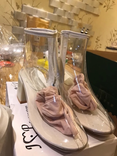 (Order-7days) Bốt trong suốt kèm màu tất yêu thích cho chị em chọn ạ 🔥🔥🔥 siêu hot hit luôn nhé KÈM ẢNH THẬT | BigBuy360 - bigbuy360.vn