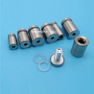 Trụ kính trụ inox cách tường, ốc chân kính inox