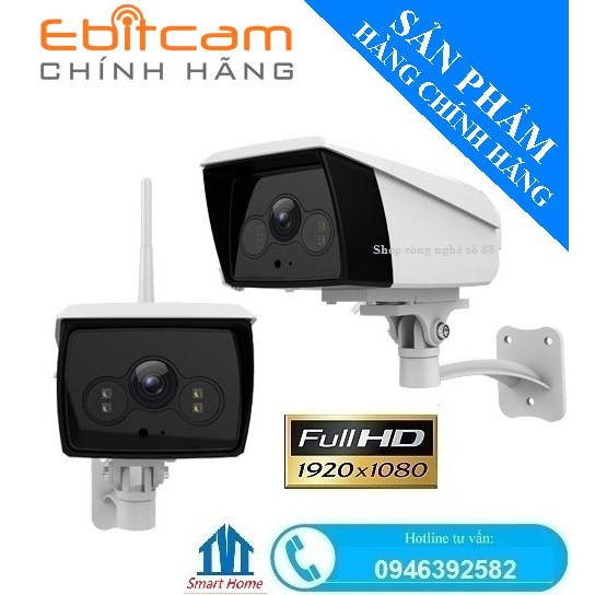 Camera Ebitcam IP Wifi EB03 – 2.0M (Ngoài trời)