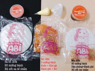 [ FREE SHIP 40k ] Combo 10 bánh tráng Bơ Abi