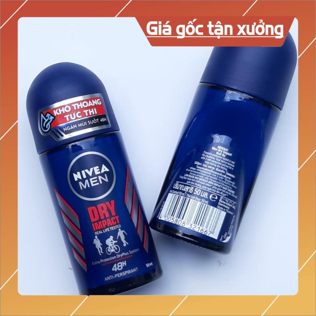 [ICLN9 giảm 5K cho đơn hàng 50k] LĂN ngăn mùi NIVEA MEN dành cho Nam ( 50ml )