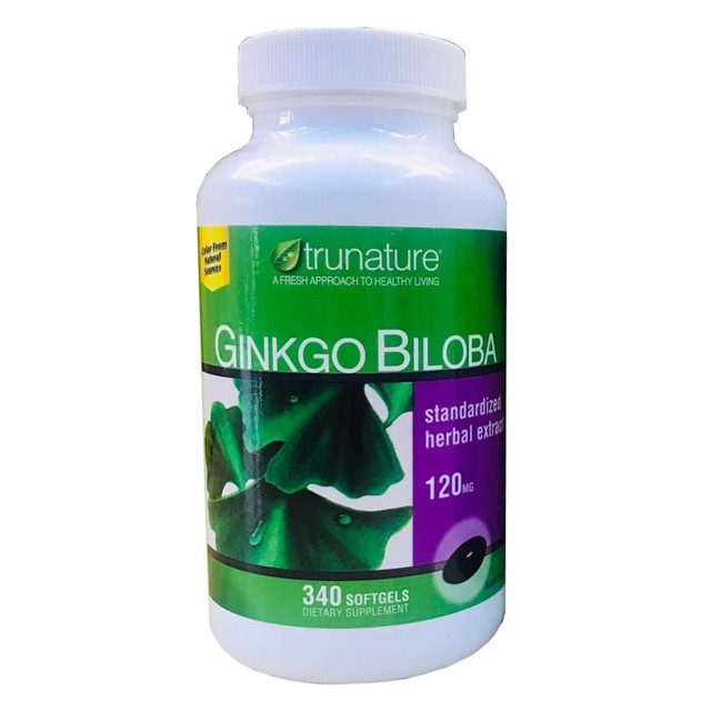 Viên uống trunature Ginkgo Biloba 340 Viên - Mẫu Mới | Thế Giới Skin Care