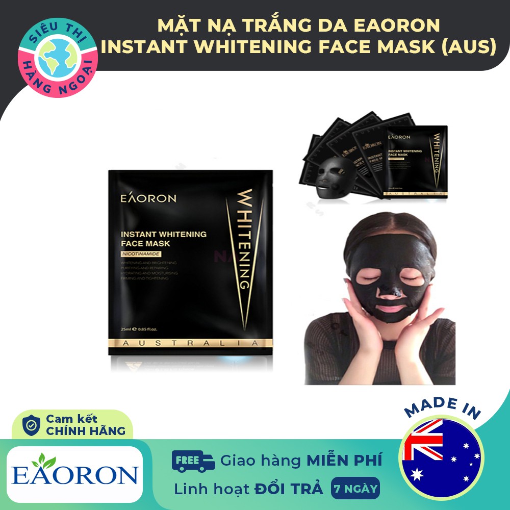 Mặt nạ dưỡng da Eaoron - 5 miếng [Săn chắc cơ mặt;mờ nám, tàn nhang; khóa ẩm] Hàng Úc