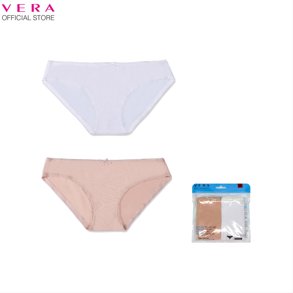 Combo 02 quần lót nữ cotton lưng vừa VERA | BigBuy360 - bigbuy360.vn