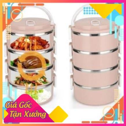 Cặp lồng cơm - Cà mên 4 tầng lúa mạch(4 TẦNG - LÚA MẠCH)
