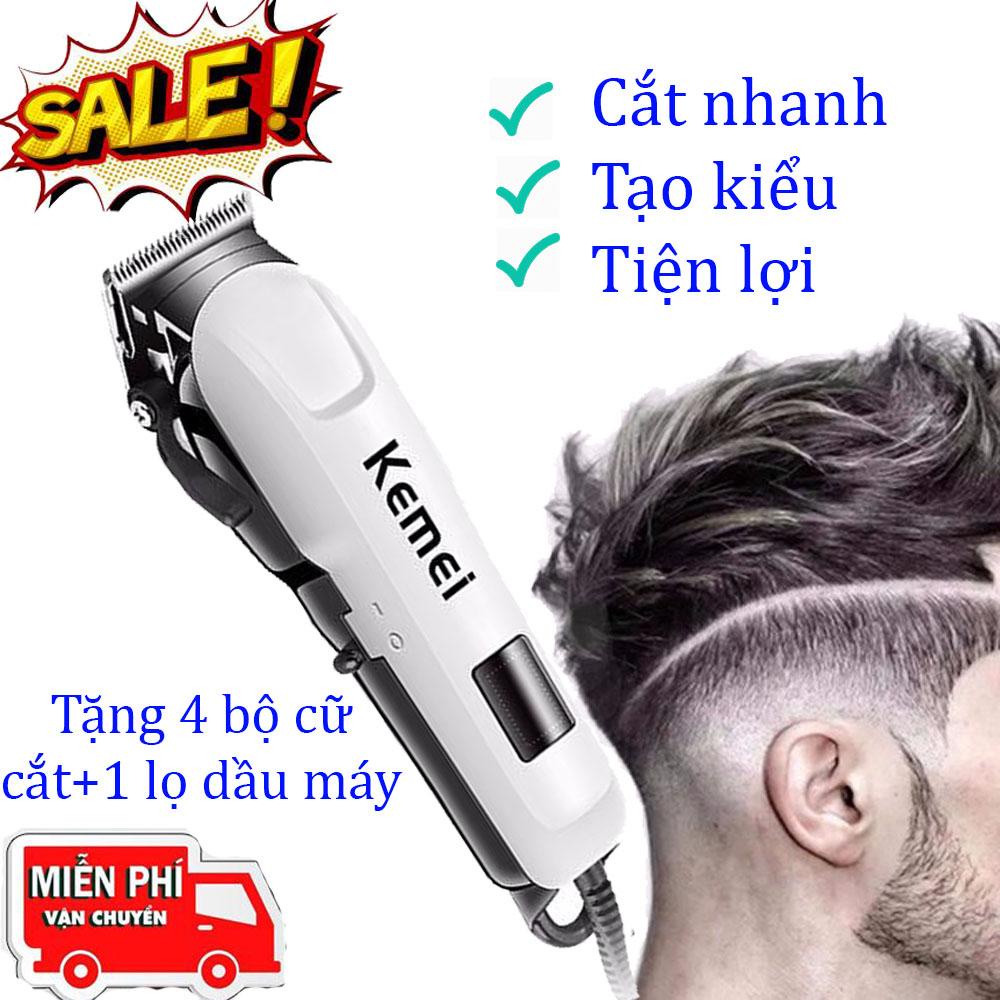 ⭐️𝗙𝗿𝗲𝗲 𝗦𝗵𝗶𝗽⭐️Máy cắt tóc cao cấp, tông đơ,tăng đơ hớt cắt tóc chuyên nghiệp Kemei KM 809-C loại dây cắm dùng nguồn 220v
