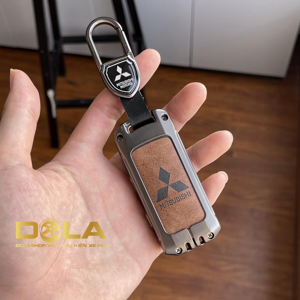 Vỏ ốp khoá xe hơi, Bọc chìa ô tô Mitsubishi outlander, xpander M14-A1 dolashop