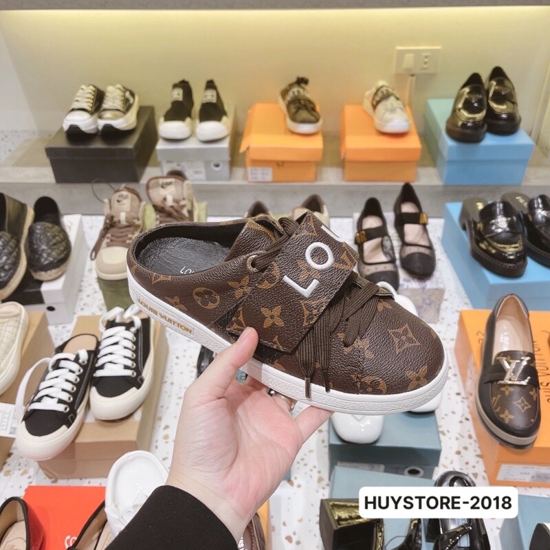 Giày Sục Thể Thao Nữ Quai Dán Theu Chu 35-39