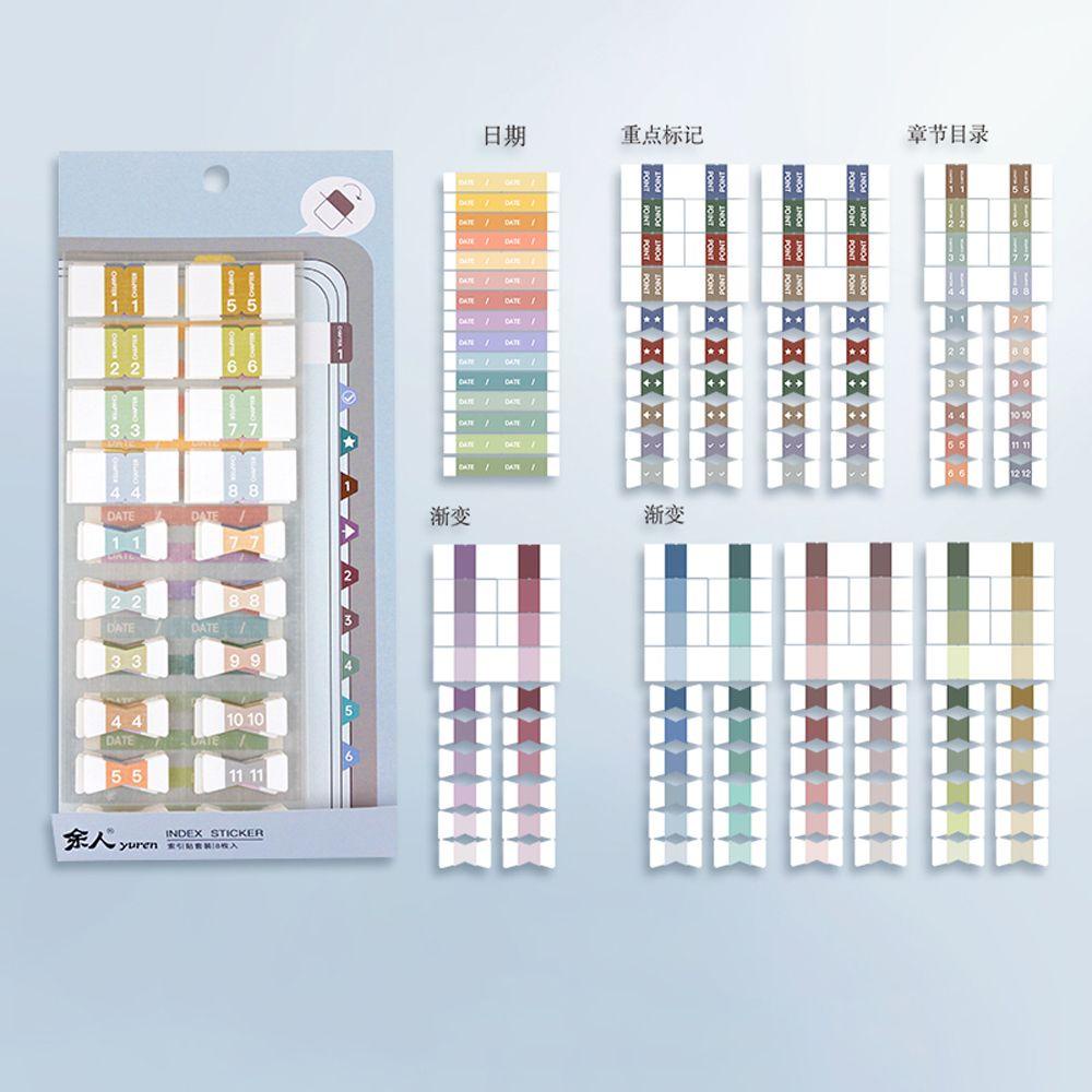 PEWANY Tập Giấy Ghi Chú Dạng Dính Dùng Đánh Dấu Trang Sổ Tay DIY