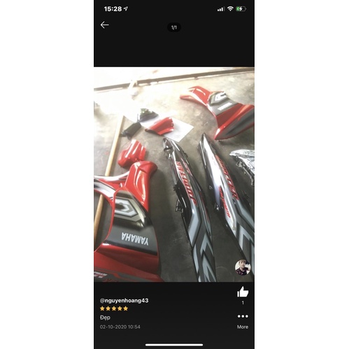 Bộ tem yamaha Jupiter Mx hàng nhập Thái Lan chất lượng cao dành riêng cho dòng xe