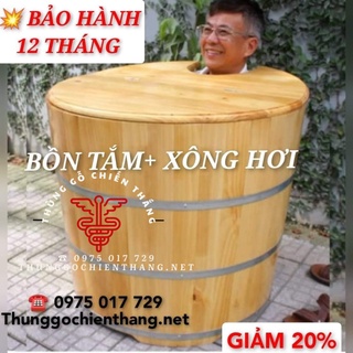 Bồn tắm xông hơi ⚡MÁY XÔNG CHÍNH HÃNG ⚡ bồn tắm gỗ chọn lọc,bồn tắm đa năng an toàn,gọn nhẹ,máy xông Hero chống trào