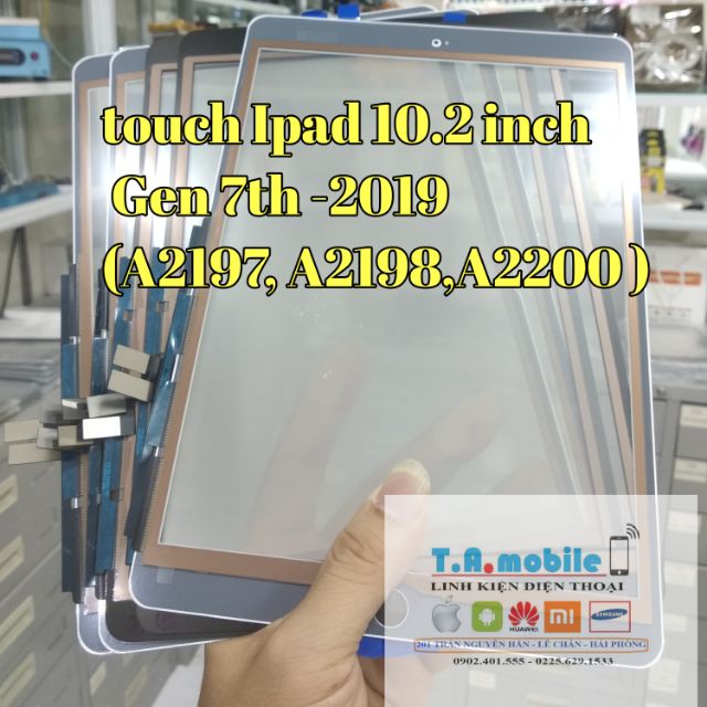 Cảm ứng ipad 10.2 inch Gen 7th 2019(A2178, A2179,A2200)