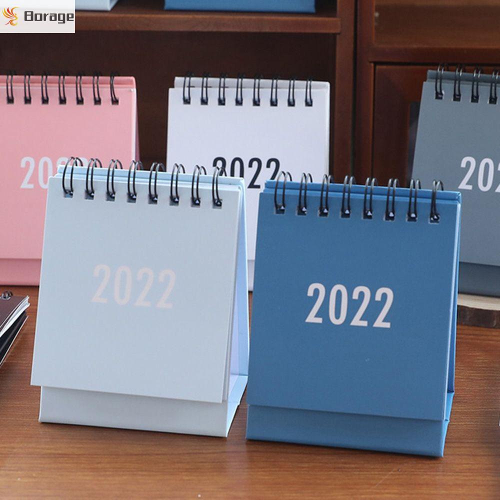 (Chào mừng năm 2022)Lịch để bàn mini 2022 hàng ngày năm mới thiết kế sáng tạo nhiều màu sắc