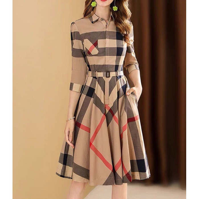 Đầm lụa BBR kèm nịt siêu đẹp