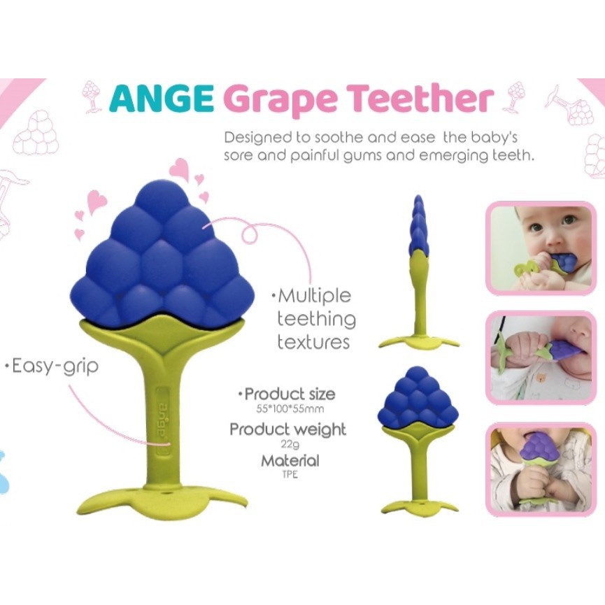 Ngậm nướu hình quả nho Ange (Hàn Quốc) - AG054