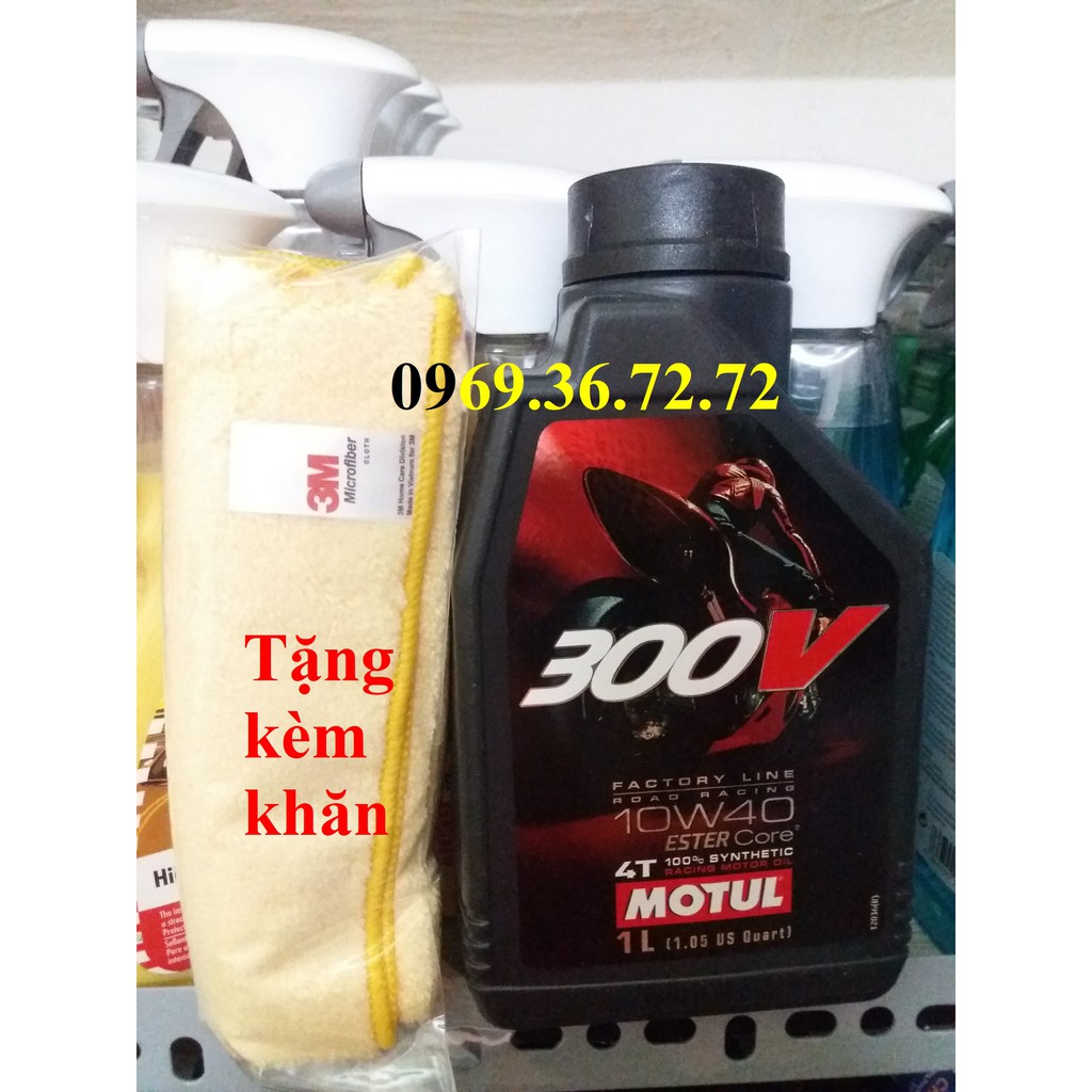 Nhớt Motul 300V Factory Line Ester Core 10W40.