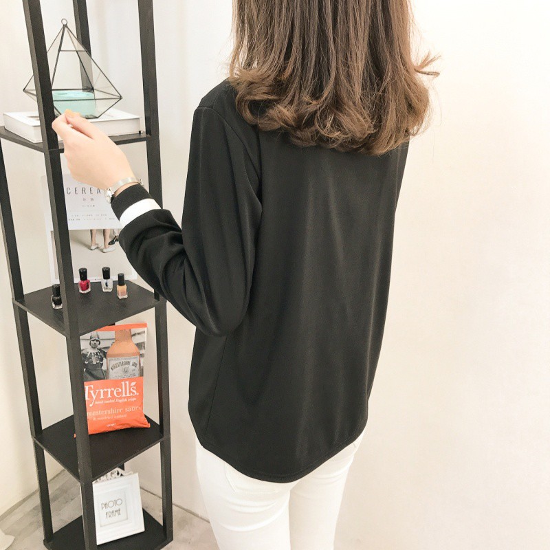 Áo thun nữ tay lửng cổ chữ V thời trang