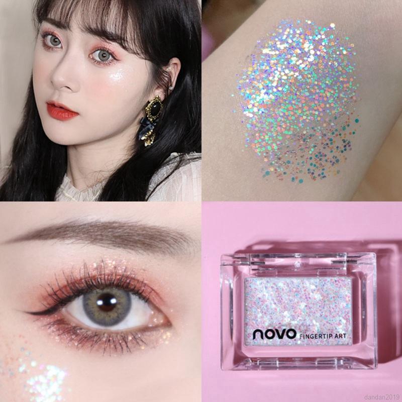 [Hàng mới về] Phấn mắt NOVO 1 màu lấp lánh 10 màu tùy chọn | BigBuy360 - bigbuy360.vn