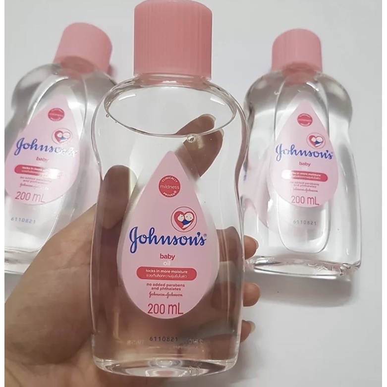 Dầu massage và dưỡng ẩm Johnsons baby oil 50ml 200ml