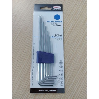 Bộ lục giác EIGHT LHS-6 (Hex Key Wrench- Made in Japan)
