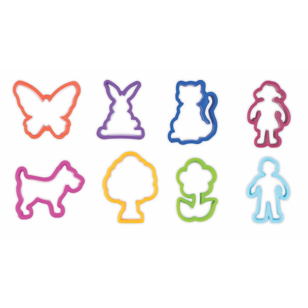 Bộ khuôn Khu vườn của bé chơi kèm bột nặn đất nặn an toàn TEDU