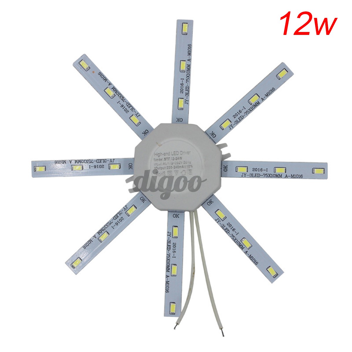 Đèn Trần Hình Bạch Tuộc 12w 16w 20w 24w 220v 5730smd Tiết Kiệm Năng Lượng