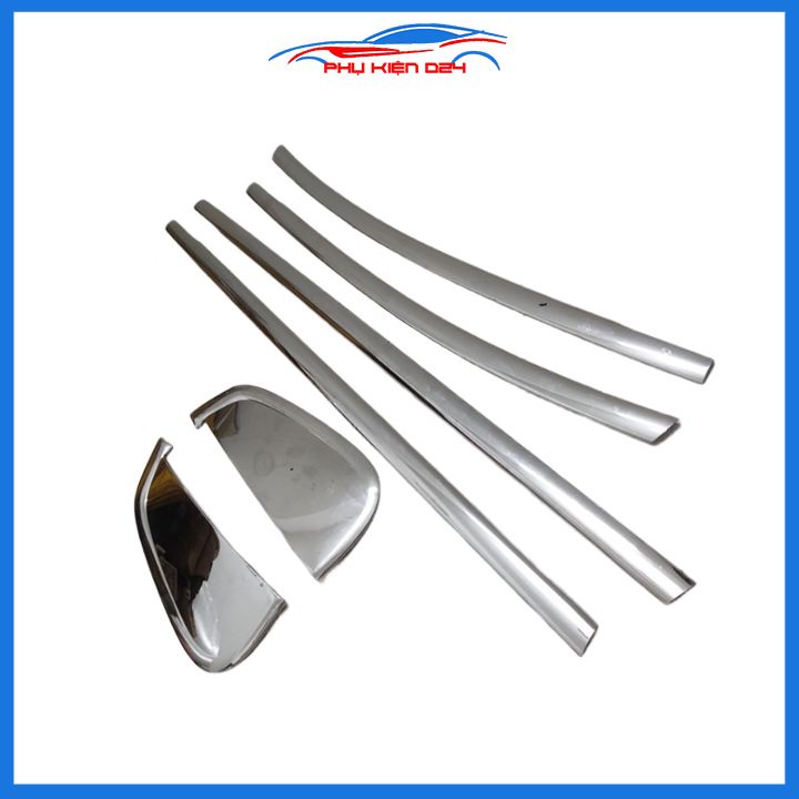 Bộ nẹp viền chân kính inox Triton 2018-2019-2020-2021-2022-2023