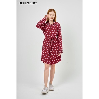 Đầm Decembery Dáng Sơ Mi Cổ Đức