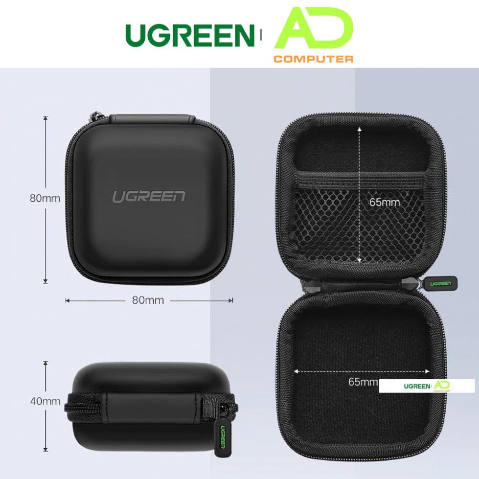 Hộp đựng tai nghe thẻ nhớ cáp USB chống sốc chống nước UGREEN 40816