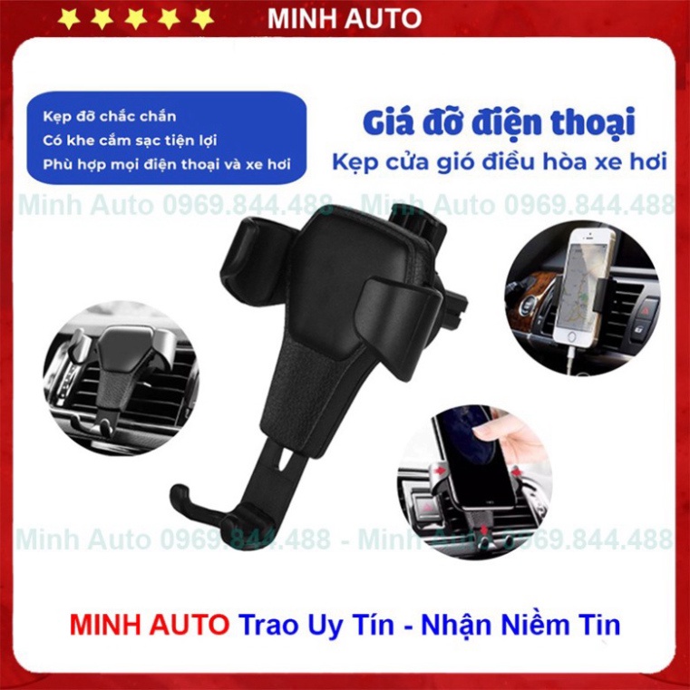 Kẹp Điện Thoại 🚗FREESHIP🚗 Giá Đỡ Điện Thoại, Kẹp Điện Thoại Cửa Gió Ô Tô - Chất Liệu Cao Cấp, Điều Chỉnh Linh Hoạt