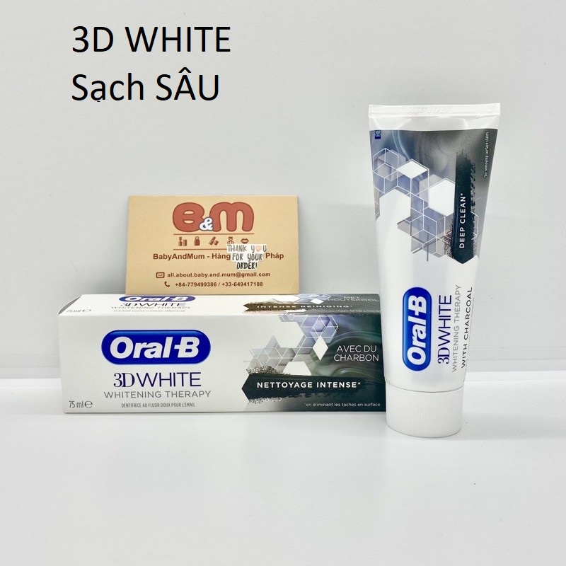 Bill Pháp - Kem đánh răng Oral B các dòng Best Seller của hãng