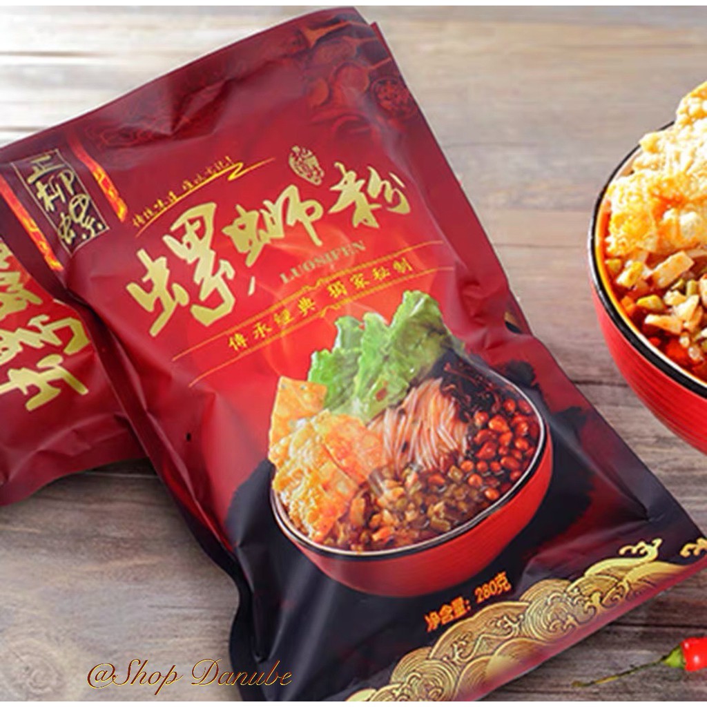 Bún ốc Liễu Châu Lý Tử Thất ăn liền gói lớn 305g