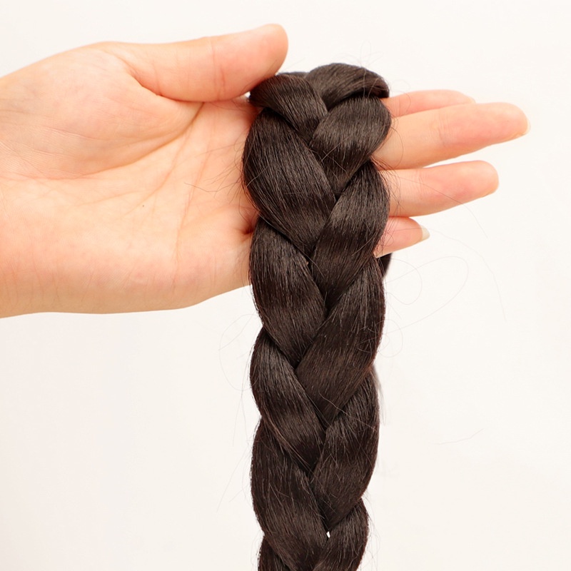 Dây Tóc Giả Thắt Bím Đuôi Ngựa Dễ Thương 60cm