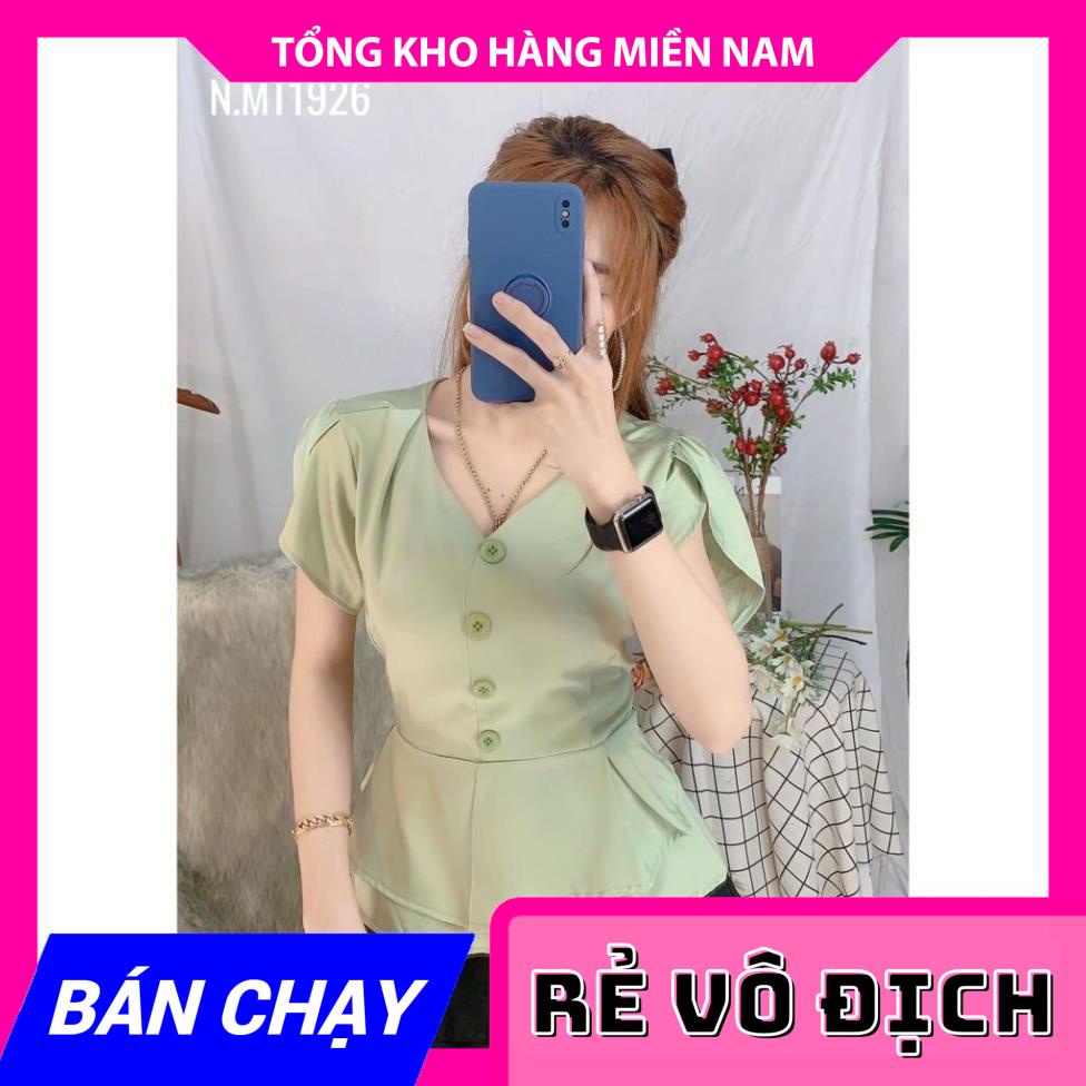 ÁO CÔNG SỞ KIỂU TAY BÚP MT1926 XINH XẮN ⚡100% ẢNH THẬT⚡  MY