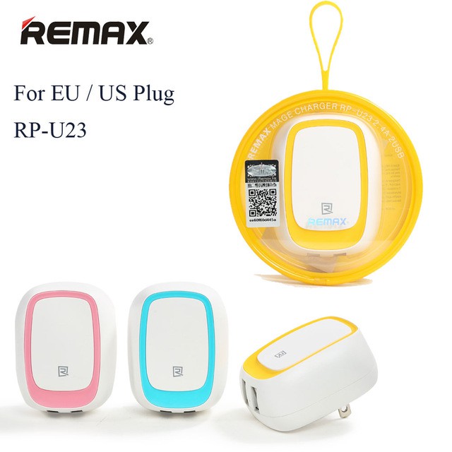 CỐC SẠC REMAX RP-U23 2 CỔNG USB